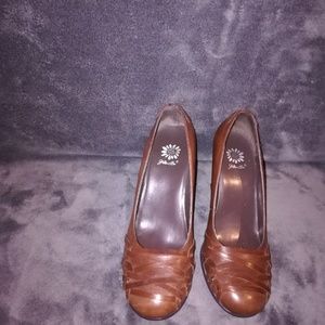 Women's Leather upper shoes